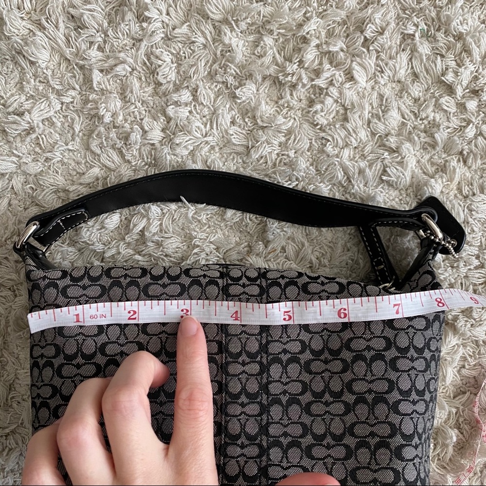 Coach Signature Handbag - Picture 8 of 9
